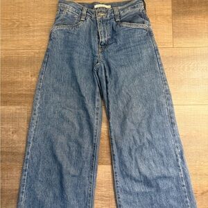 Classic High-Rise Wide-Leg Women's Jeans - Blue